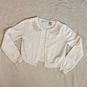 Children’s place cardigan beaded